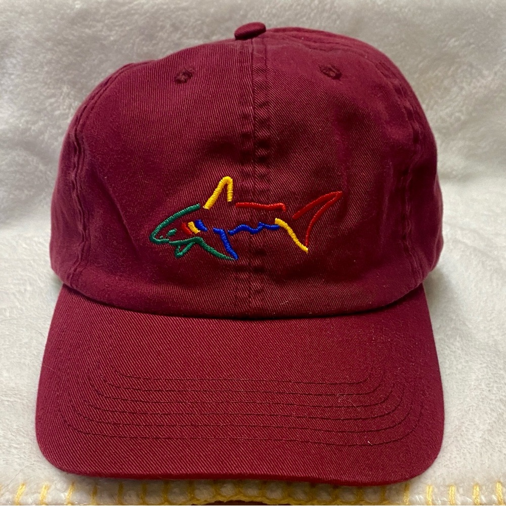 Vintage (90’s) Greg Norman Collection Embroidered Shark Adjustable Golf Hat
